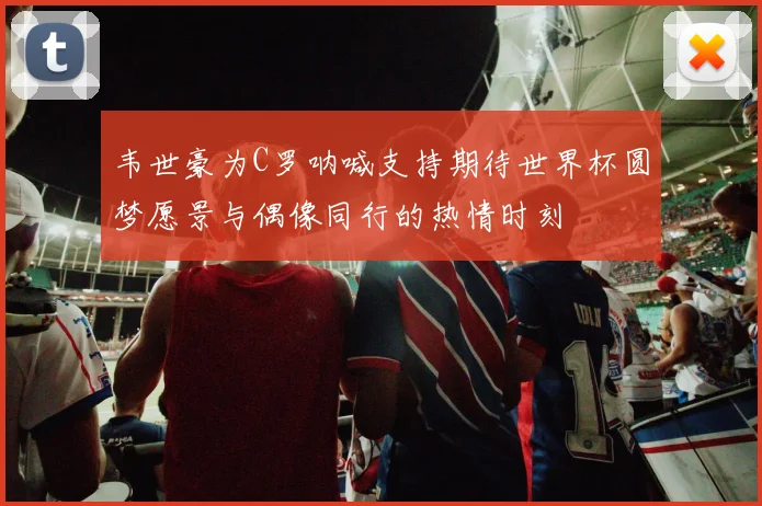 韦世豪为C罗呐喊支持期待世界杯圆梦愿景与偶像同行的热情时刻